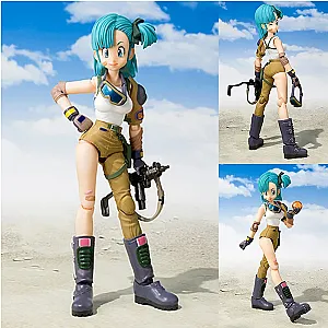 Anime Dragon Ball Bulma Movable Beautiful Girl Action Figure Toys