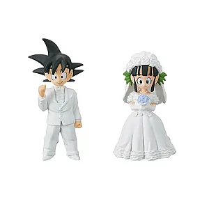 DRAGON BALL Son Goku Chichi Wedding Action Figure Toys
