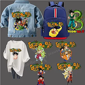 Dragon Ball Ironing Hot Transfer Patch Clothing Sticker