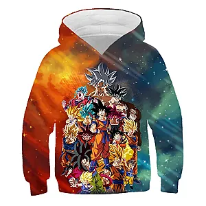 Anime Dragon Ball Z Characters 3D Print Hoodies