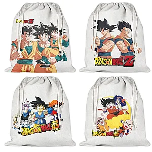 Dragon Ball Goku Double-sided Anime Drawstring Pocket Backpack