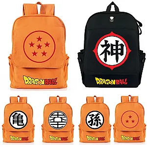 Dragon Ball Z Goku Shenron Cartoon Anime Large Schoolbag