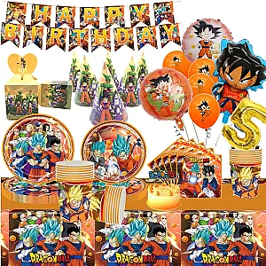 Dragon Ball Z Son Goku Birthday Party Decorations