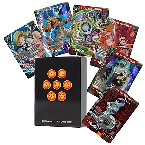 50Pcs/Box Dragon Ball Shiny Son Goku Saiyan Vegeta Cards