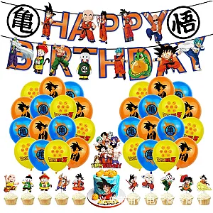 Dragon Ball Cartoon Son Goku Kids Birthday Party Supplies