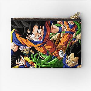 Dragonball characters illustration, Goku Vegeta, Gohan Dragon Ball, dragon ball z Zipper Pouch