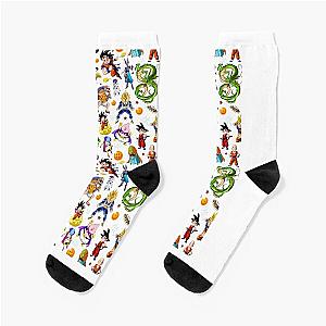 Dragon Ball Pattern Socks