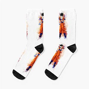 Gohan - Dragon Ball *watercolor* Socks