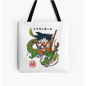 Dragon ball goku & shenron  All Over Print Tote Bag