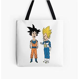 Dragon Ball Beavis And Butthead All Over Print Tote Bag