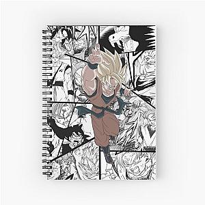 goku manga dragon ball christmas Spiral Notebook