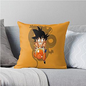 dragon ball / kid goku Throw Pillow