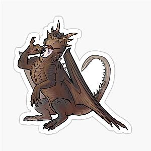 Draco Dragonheart Loves Tea Sticker