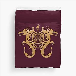 Dragonheart Burgundy Duvet Cover