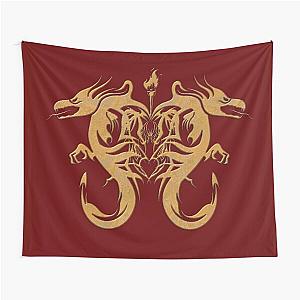 Dragonheart Burgundy Tapestry