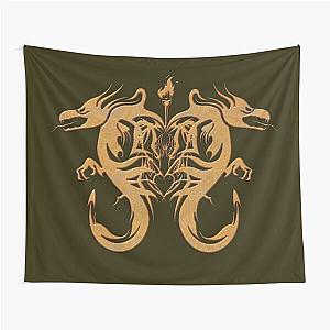 Dragonheart Military Green Tapestry
