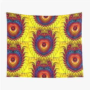 Fractal Madness Dragon Heart Tapestry