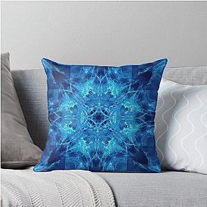 Dragonheart Blue Throw Pillow