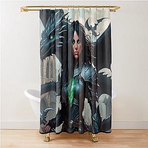 Seraphina Dragonheart Shower Curtain