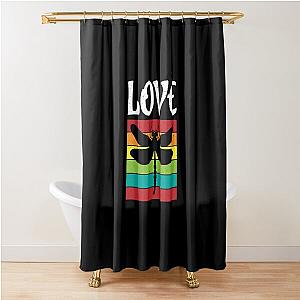 Love Dragonfly Dragonheart Shower Curtain