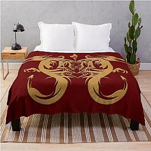 Dragonheart Burgundy Throw Blanket