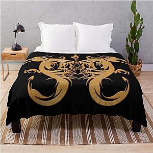 Dragonheart Black Throw Blanket