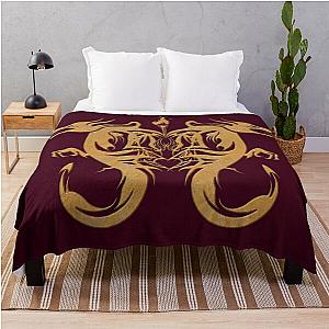 Dragonheart Burgundy Throw Blanket