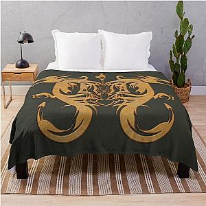 Dragonheart Dark Gray Throw Blanket