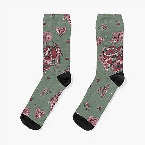Dragonheart Pattern Nature-Inspired Repeating Design Socks