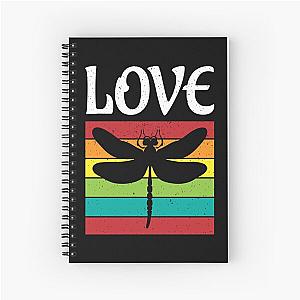 Love - Dragonfly Dragonheart Spiral Notebook