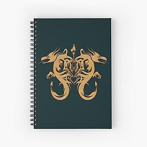 Dragonheart Dark Green Spiral Notebook