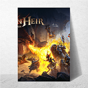 Dragonheir Silent Gods Roll The Dice Tee Dragonheir Silent Gods Posters