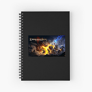 Dragonheir Silent Gods Roll The Dice Tee Dragonheir Silent Gods Notebook