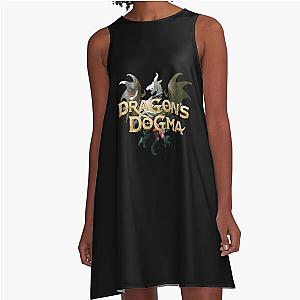 DRAGONS DARK A-Line Dress