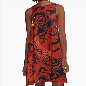 Midnight Red A-Line Dress
