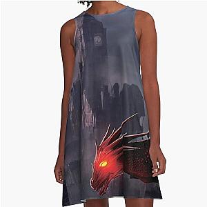 The Red A-Line Dress