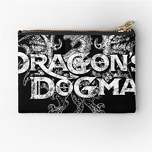 Dragons Dogma 2 Distressed Logo Zipper Pouch