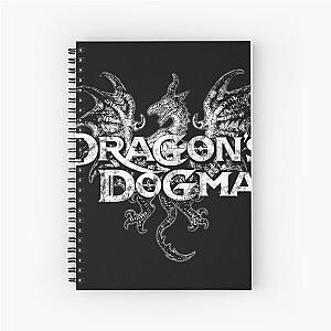 Dragons Dogma 2 Distressed Logo Spiral Notebook