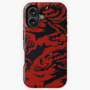Midnight Dragons on Fire Red iPhone Tough Case vs