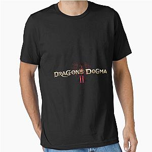 Dragons Dogma 2 Distressed Logo Essential T-Shirt
