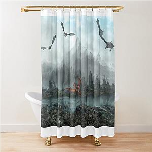The dragons Shower Curtain