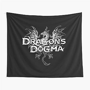 Dragons Dogma 2 Distressed Logo Tapestry
