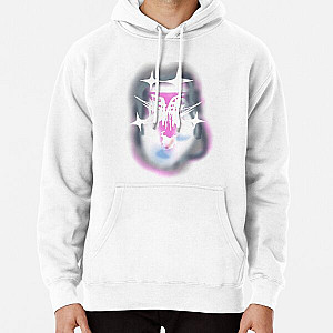 Bladee Drain Gang IDOL pink white logo Pullover Hoodie RB0111