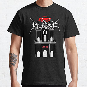 Bladee Drain Gang Red Light Castle logo Classic T-Shirt RB0111