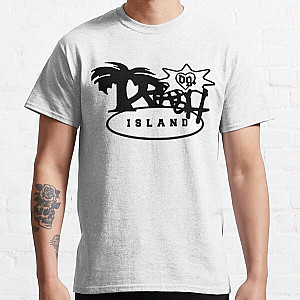 Bladee Drain Gang Trash Island logo merch Classic T-Shirt RB0111