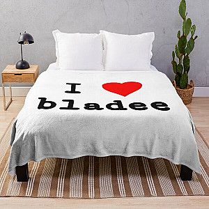 i heart bladee Throw Blanket RB0111