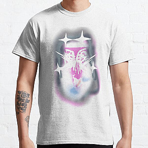 Bladee Drain Gang IDOL pink white logo Classic T-Shirt RB0111