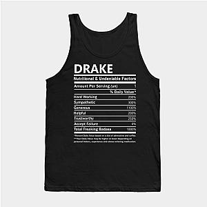 Drake Name T Shirt - Drake Nutritional and Undeniable Name Factors Gift Item Tee Tank Top TP2108