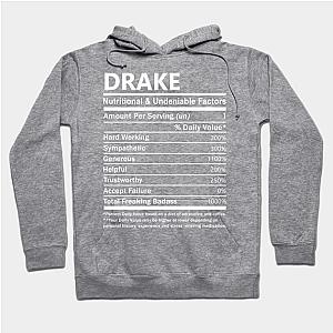 Drake Name T Shirt - Drake Nutritional and Undeniable Name Factors Gift Item Tee Hoodie TP2108