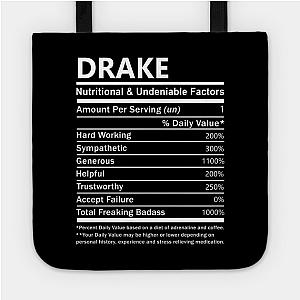 Drake Name T Shirt - Drake Nutritional and Undeniable Name Factors Gift Item Tee Pillow TP2108